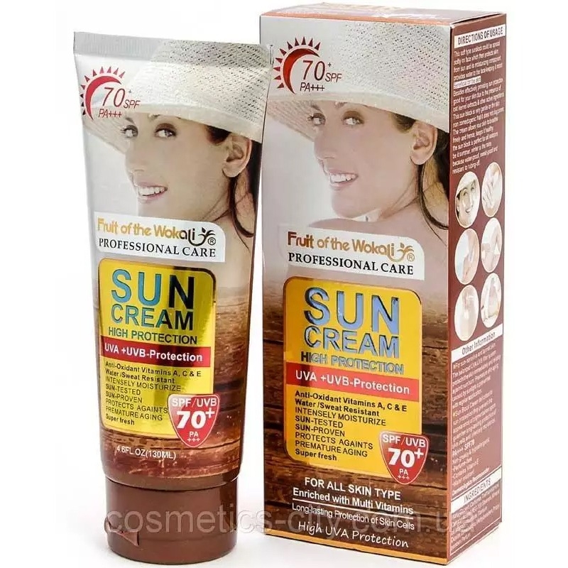 wokali sun cream