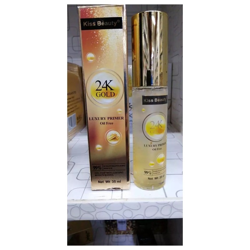 Buy Kiss Beauty 24K Gold Luxury Oil Free Moisturizing Primer 35ml